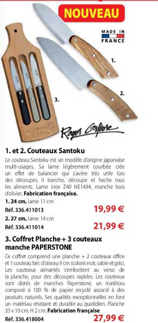 2 couteaux santoku