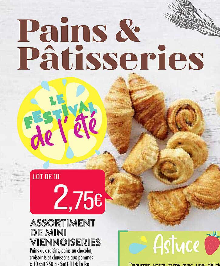 Assortiment De Mini Viennoiseries