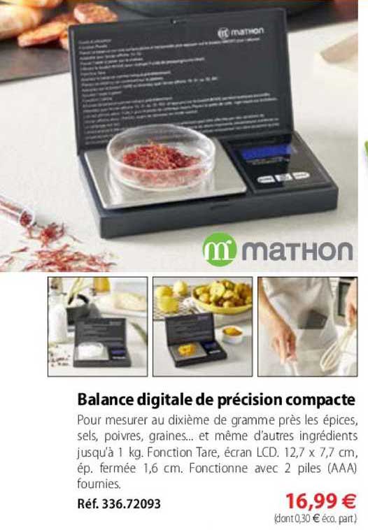 balance digitale de précision compacte
