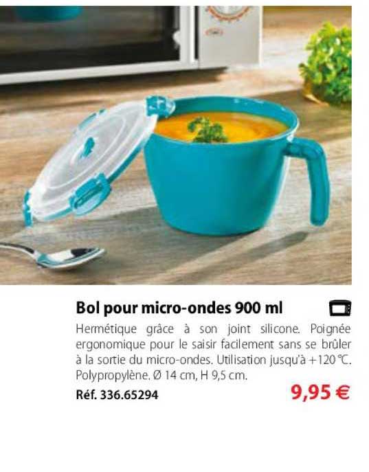 bol pour micro-ondes 900 ml