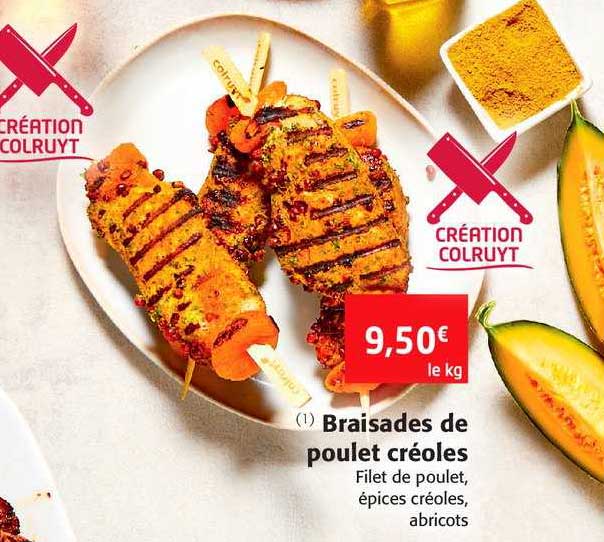 Braisades De Poulet Créoles