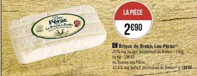 brique de brebis lou pérac