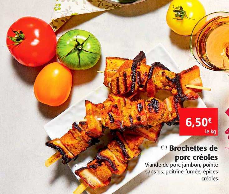 Brochettes De Porc Créoles