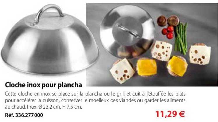 Cloche Inox Pour Plancha