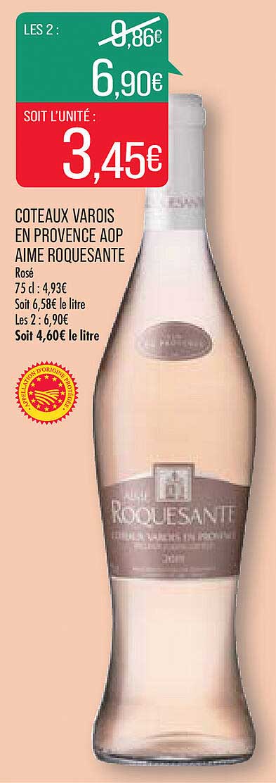 Coteaux Varois En Provence Aop Aimé Roquesante