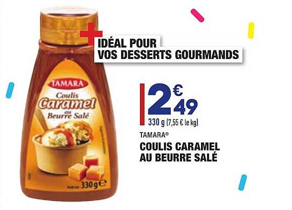 coulis caramel au beurre salé tamara