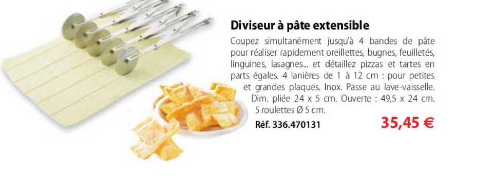 diviseur à pâte extensible