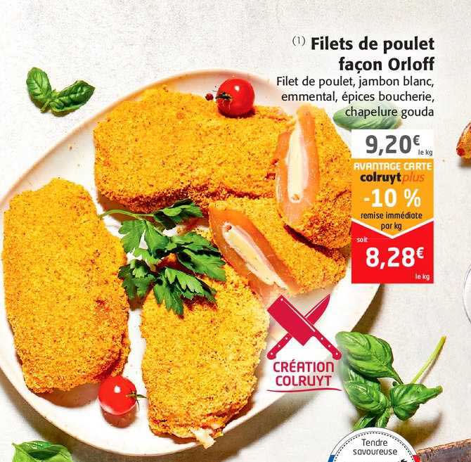filets de poulet façon orloff