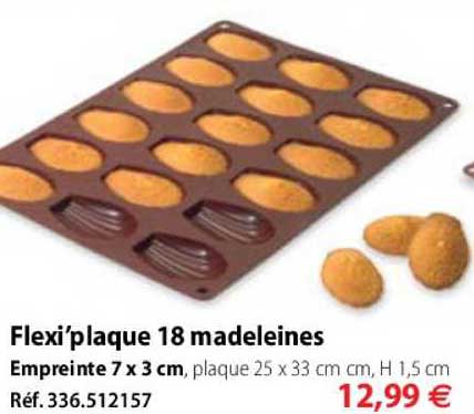 flexi'plaque 18 madeleines