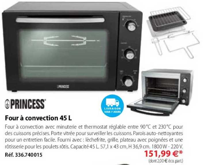 four à convection 45 l princess