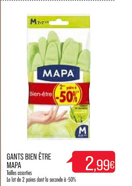 gants bien être mapa