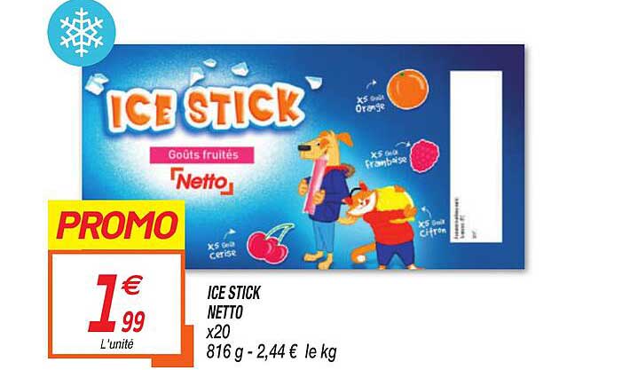 ice stick netto x20