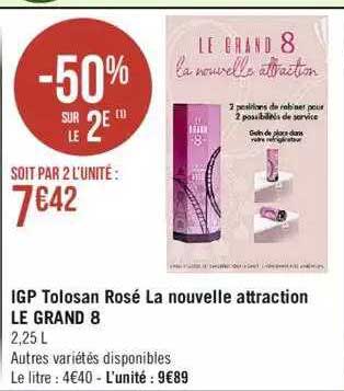 igp tolosan rosé la nouvelle attraction le grand 8
