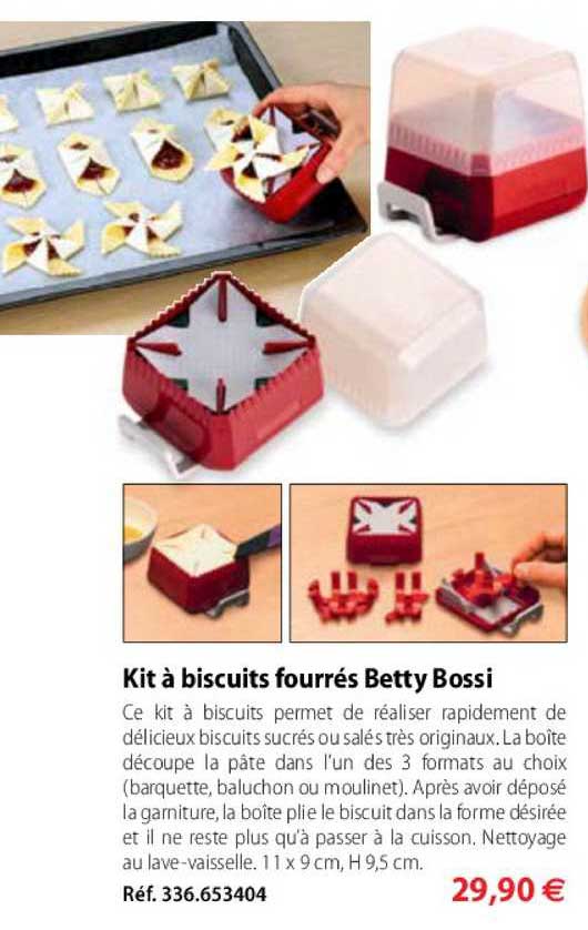 Kit à Biscuits Fourrés Betty Bossi