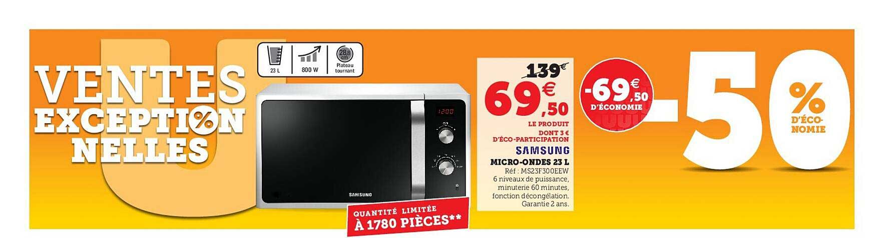 micro-ondes 23 l samsung