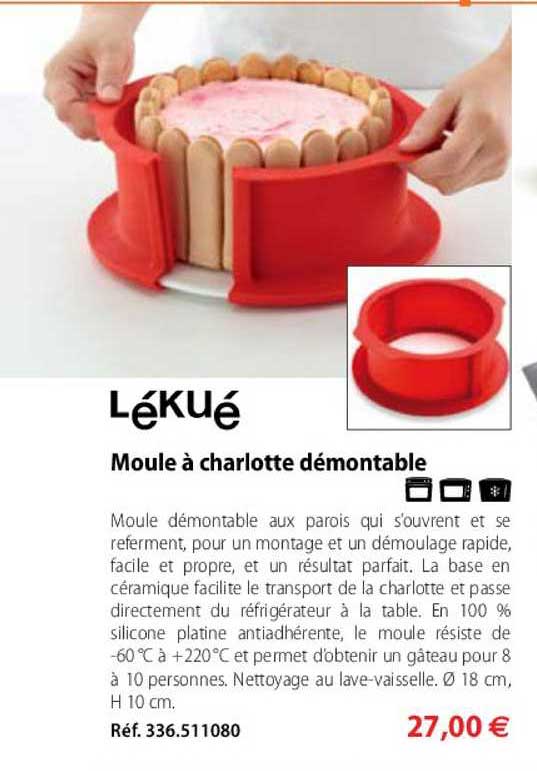 moule à charlotte démontable