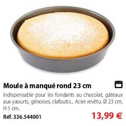 moule à manqué rond 23 cm