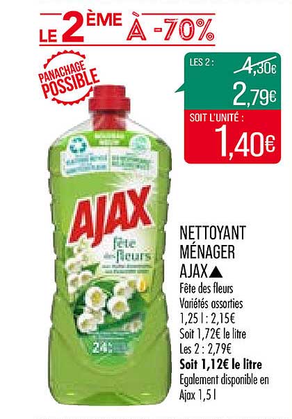Nettoyant Ménager Ajax