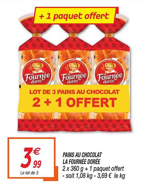 pains au chocolat la fournée dorée