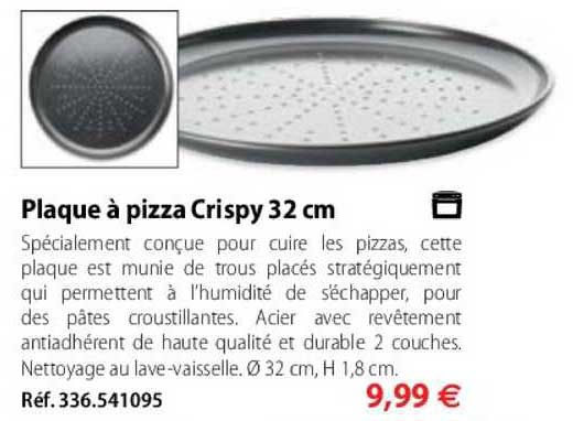 Plaque à Pizza Crispy 32 Cm