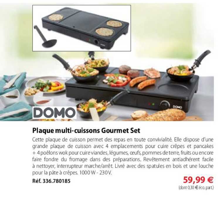 Plaque Multi-cuisson Gourmet Set