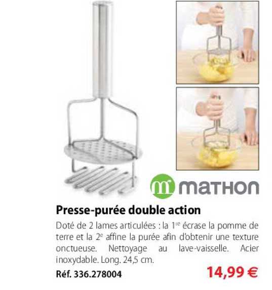 presse-purée double action
