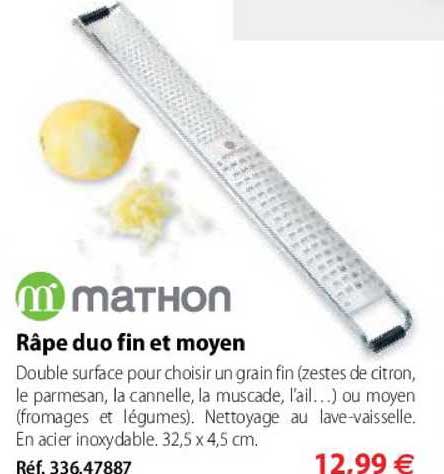 Râpe Duo Fin Et Moyen