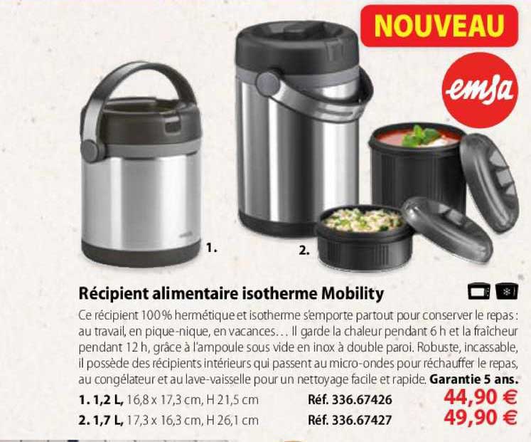 récipient alimentaire isotherme mobility