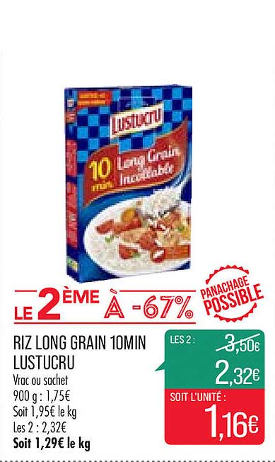 riz long grain 10 min lustucru