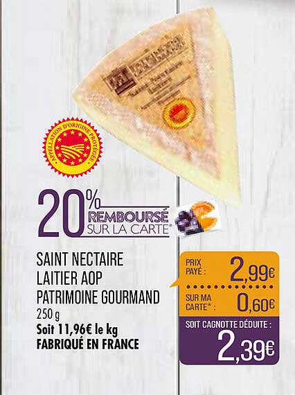 saint nectaire laitier aop patrimoine gourmand