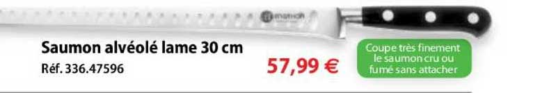 Saumon Alvéolé Lame 30 Cm