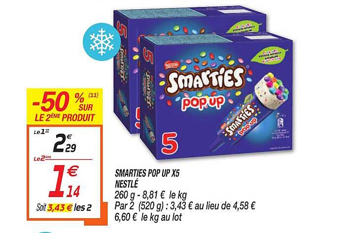 Smarties Pop Up X5 Nestlé