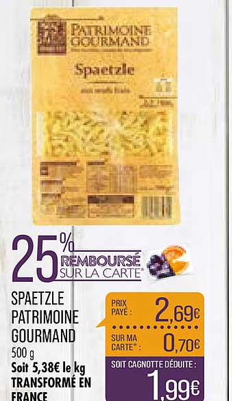 Spaetzle Patrimoine Gourmand