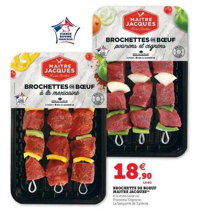 brochette de boeuf maître jacques