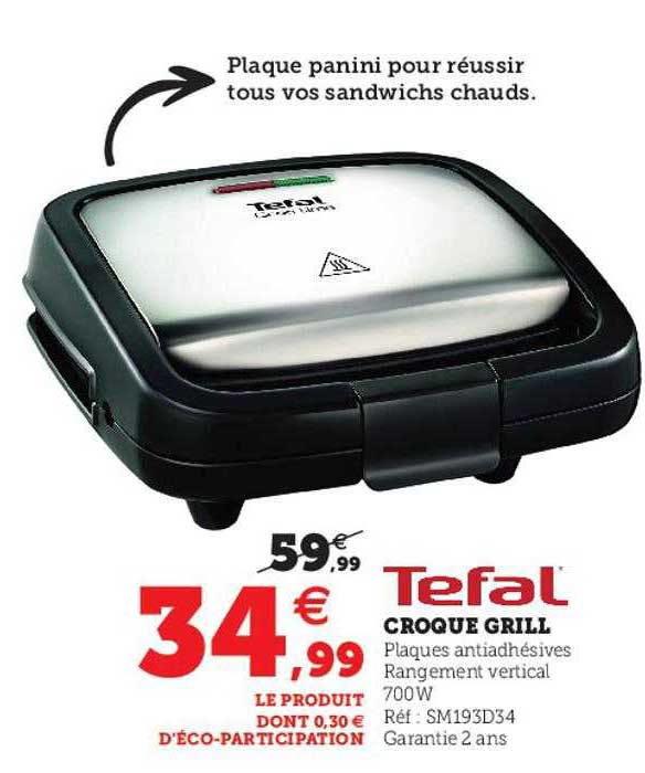 Croque Grill Tefal