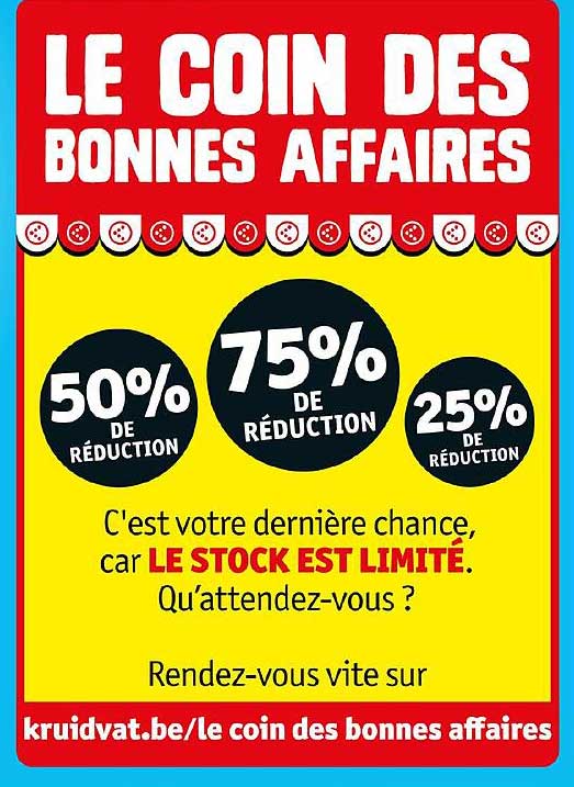 le coin des bonnes affaires