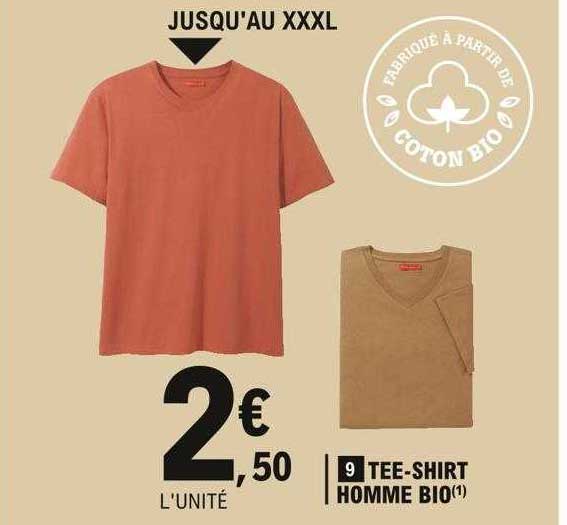 tee-shirt homme bio
