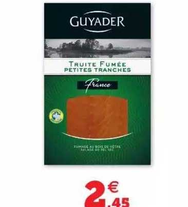 truite fumée petites tranches guyader