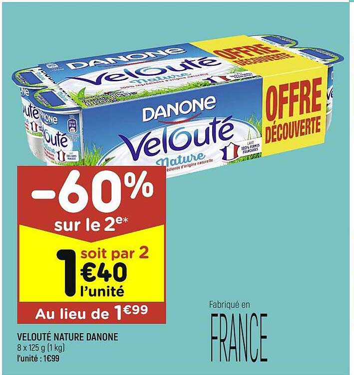 Velouté Nature Danone