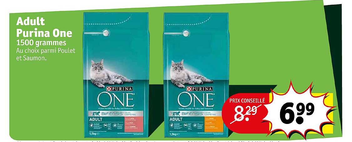 adult purina one 1500 grammes