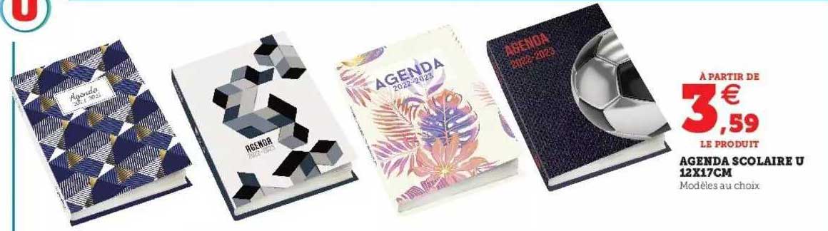 Agenda Scolaire U 12 X 17 Cm
