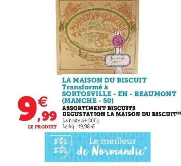 Assortiment Biscuits Dégustation La Maison Du Biscuits