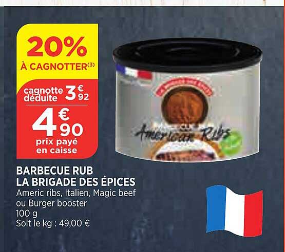 barbecue rub la brigade des épices