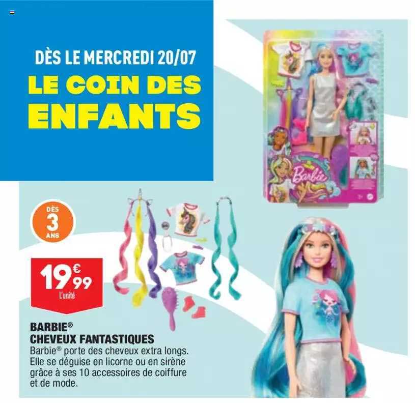 barbie® cheveux fantastiques
