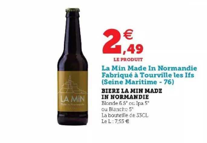 bière la min made in normandie
