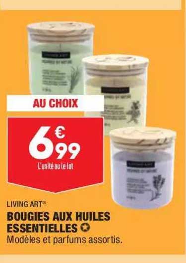 bougies aux huiles essentielles living art®