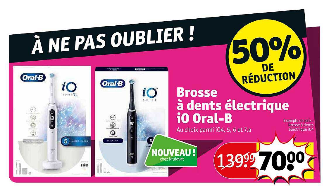 brosse à dents électrique i0 oral-b