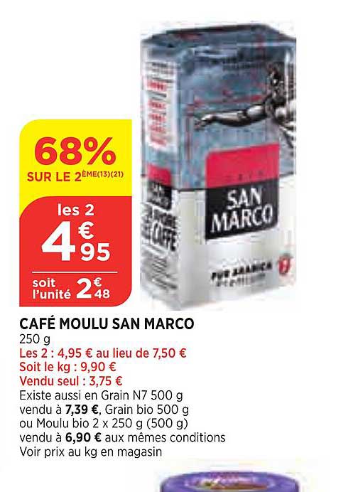 café moulu san marco