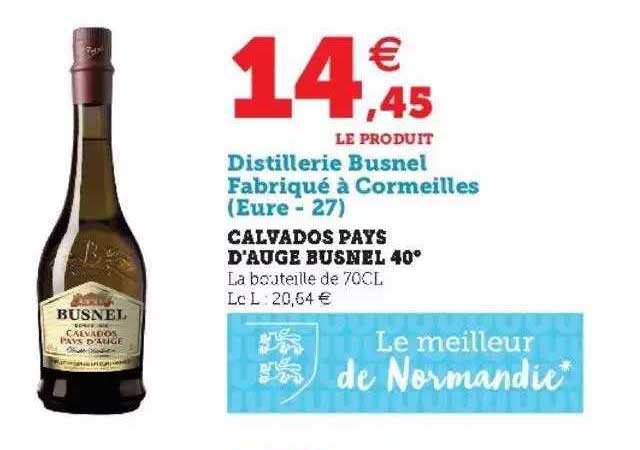 calvados pays d'auge busnel 40°