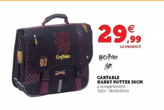 cartable harry potter 38 cm